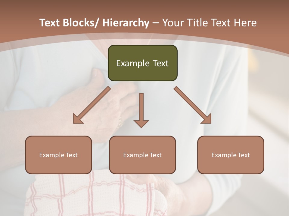 An Elderly Woman Holding A Piece Of Paper In Her Hand PowerPoint Template