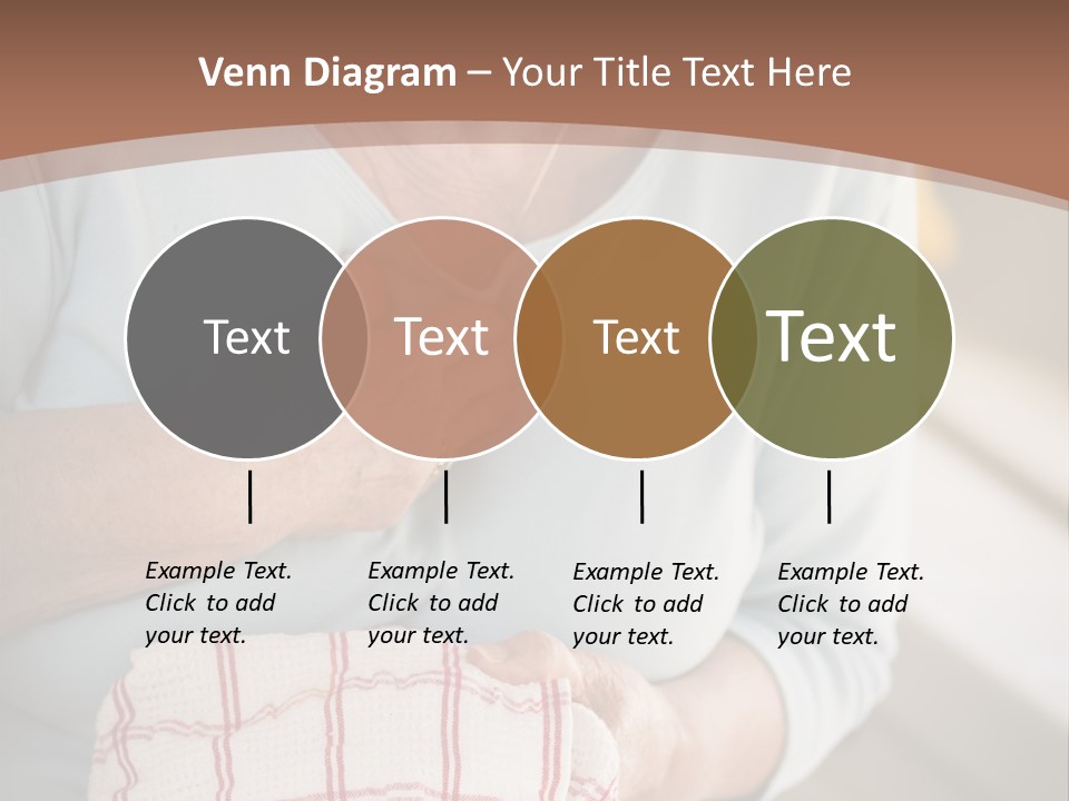 An Elderly Woman Holding A Piece Of Paper In Her Hand PowerPoint Template