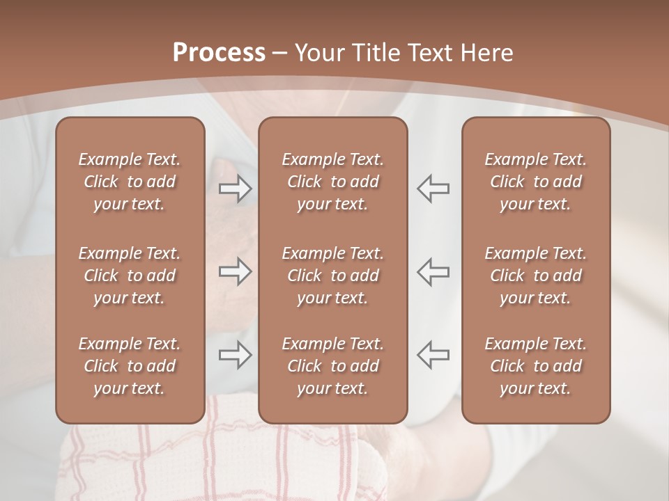 An Elderly Woman Holding A Piece Of Paper In Her Hand PowerPoint Template