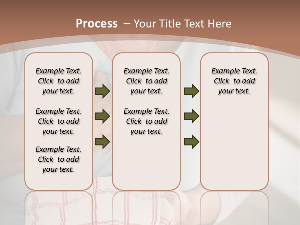 An Elderly Woman Holding A Piece Of Paper In Her Hand PowerPoint Template