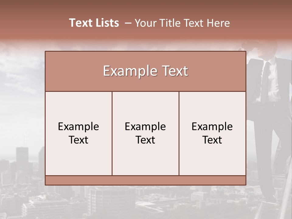 Steps Spy High PowerPoint Template
