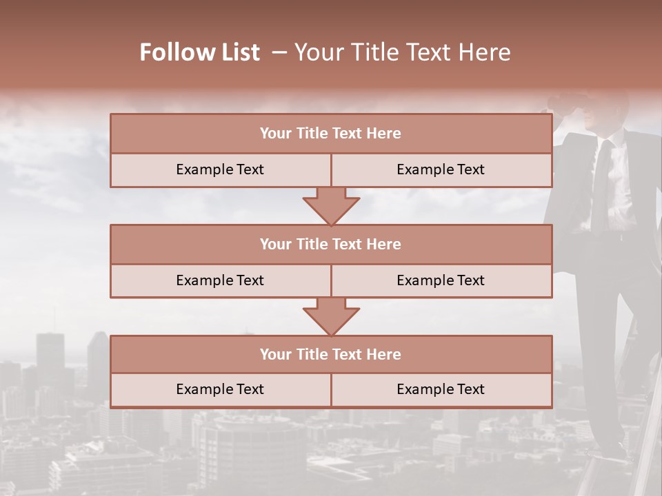 Steps Spy High PowerPoint Template