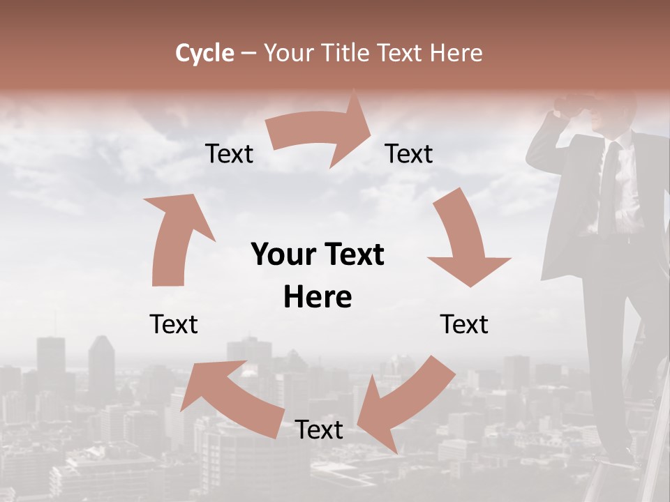 Steps Spy High PowerPoint Template