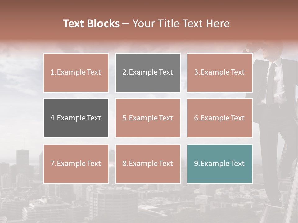 Steps Spy High PowerPoint Template