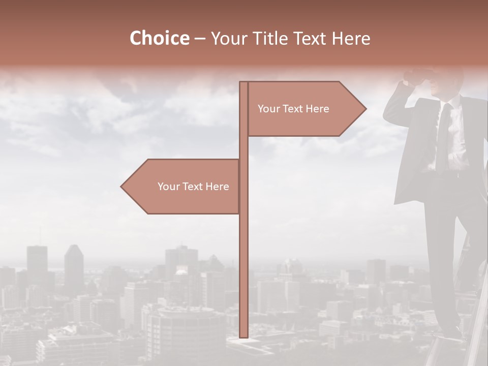 Steps Spy High PowerPoint Template