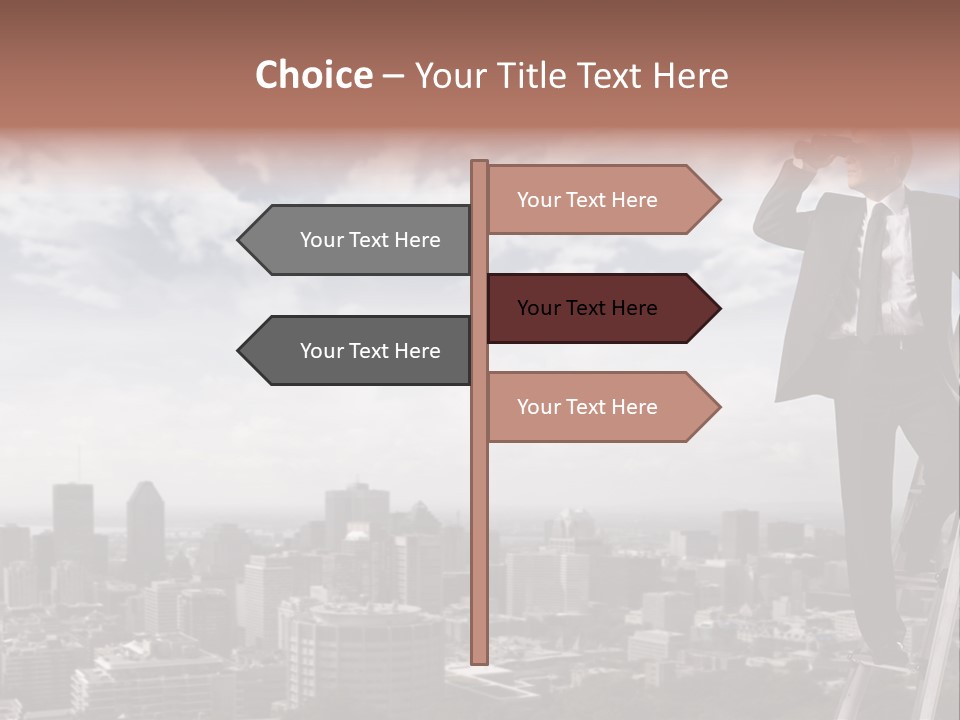 Steps Spy High PowerPoint Template