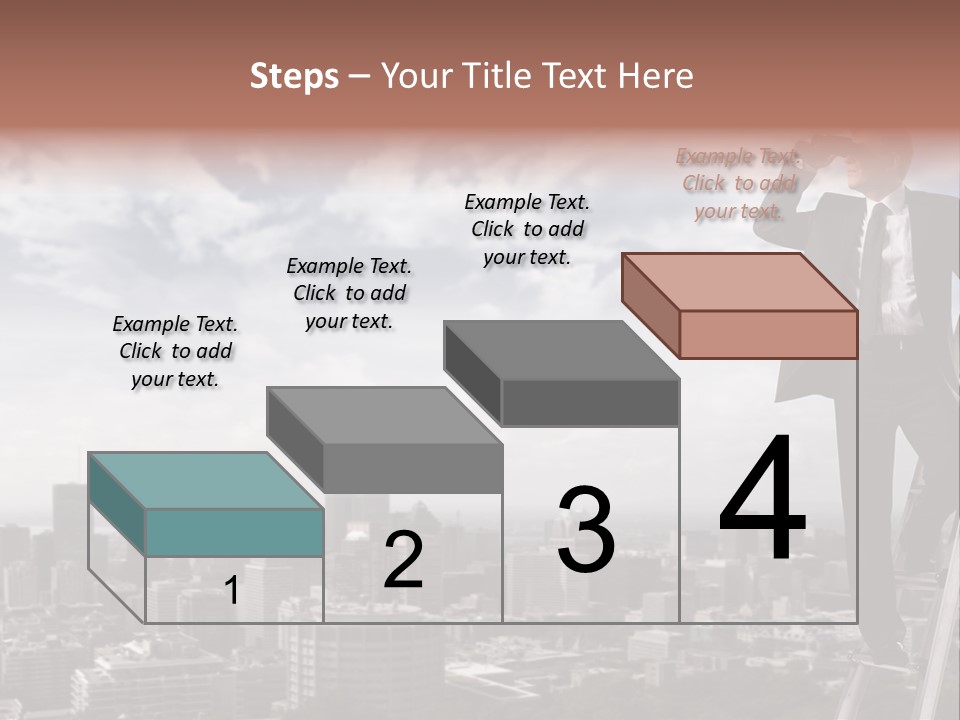 Steps Spy High PowerPoint Template