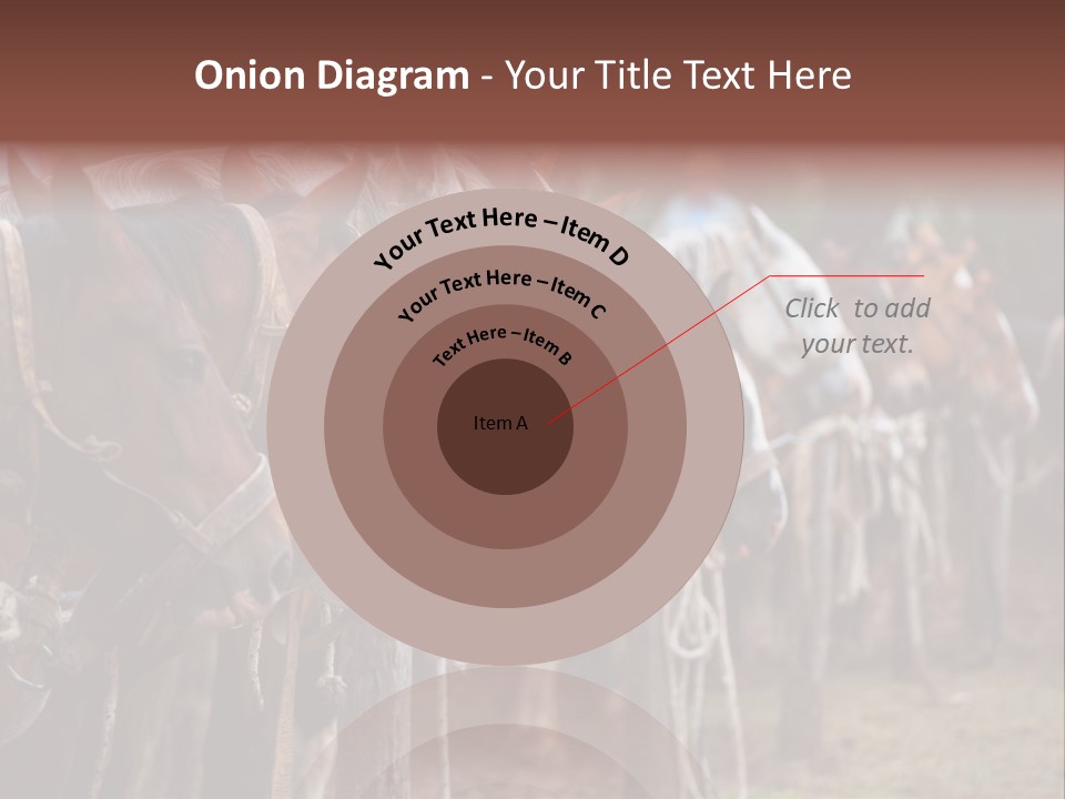 Exhibitions Rancher Horse PowerPoint Template