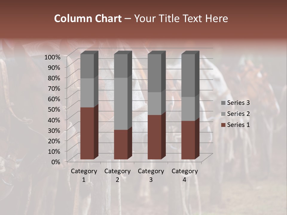 Exhibitions Rancher Horse PowerPoint Template