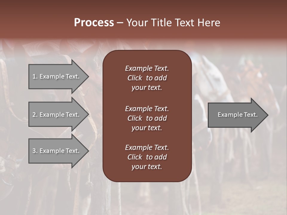 Exhibitions Rancher Horse PowerPoint Template