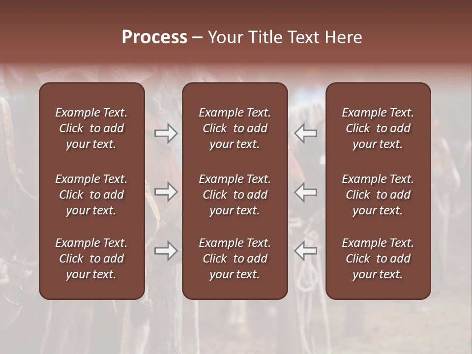 Exhibitions Rancher Horse PowerPoint Template