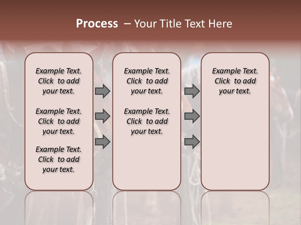 Exhibitions Rancher Horse PowerPoint Template