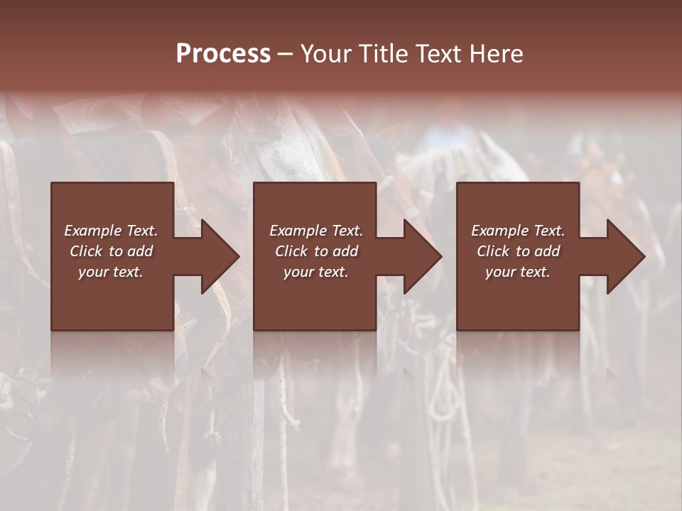 Exhibitions Rancher Horse PowerPoint Template
