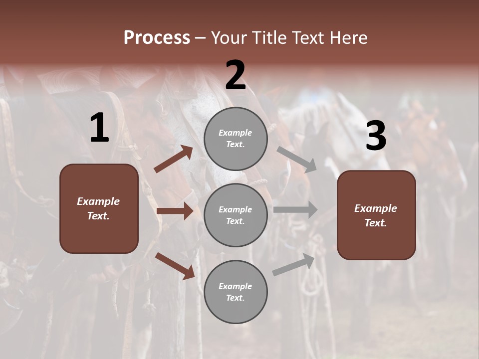 Exhibitions Rancher Horse PowerPoint Template