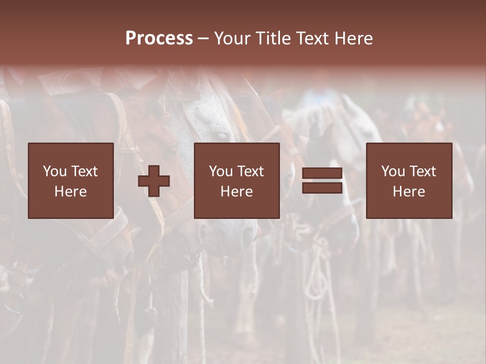 Exhibitions Rancher Horse PowerPoint Template
