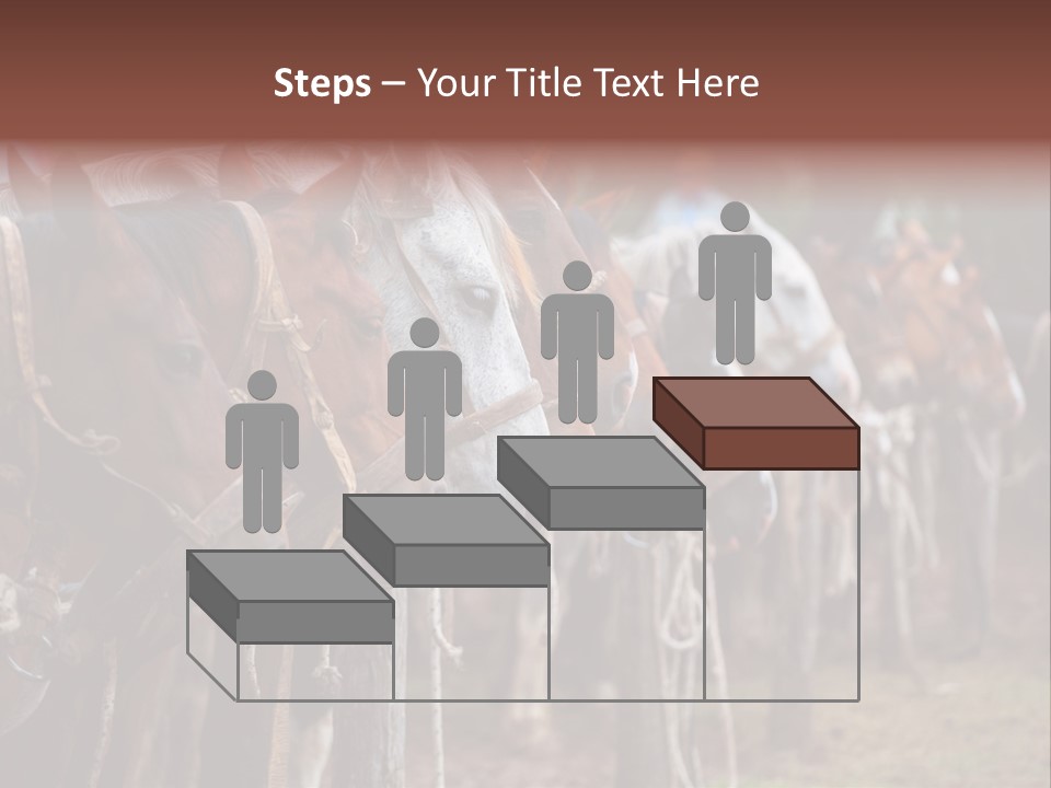 Exhibitions Rancher Horse PowerPoint Template