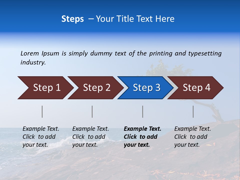 Over Idyllic Single PowerPoint Template