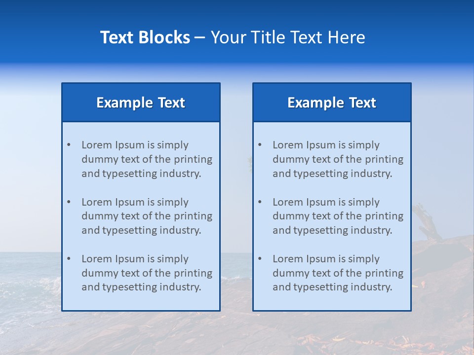 Over Idyllic Single PowerPoint Template