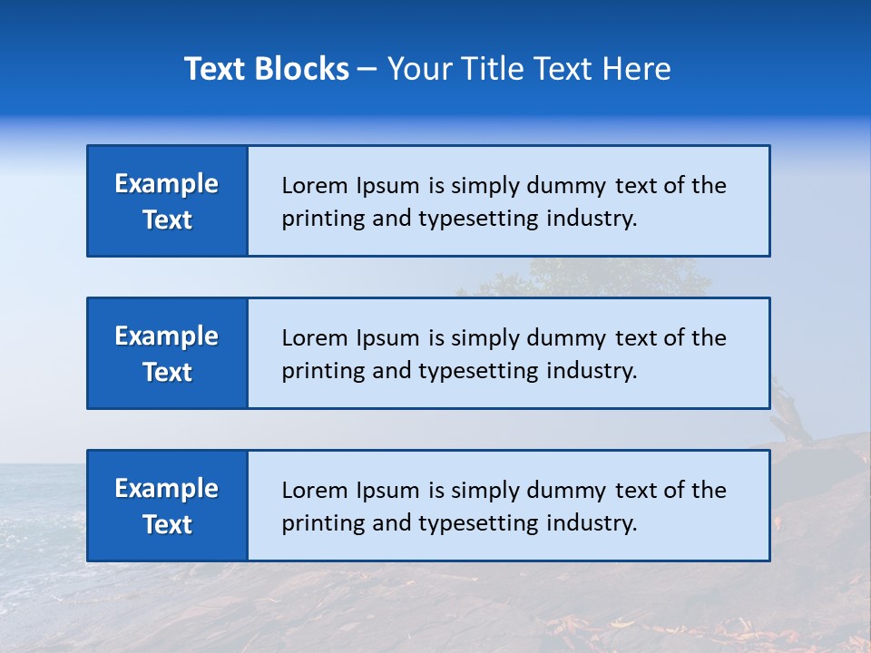 Over Idyllic Single PowerPoint Template