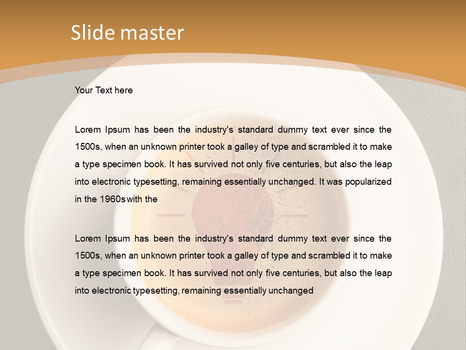 Closeup Food Tip PowerPoint Template