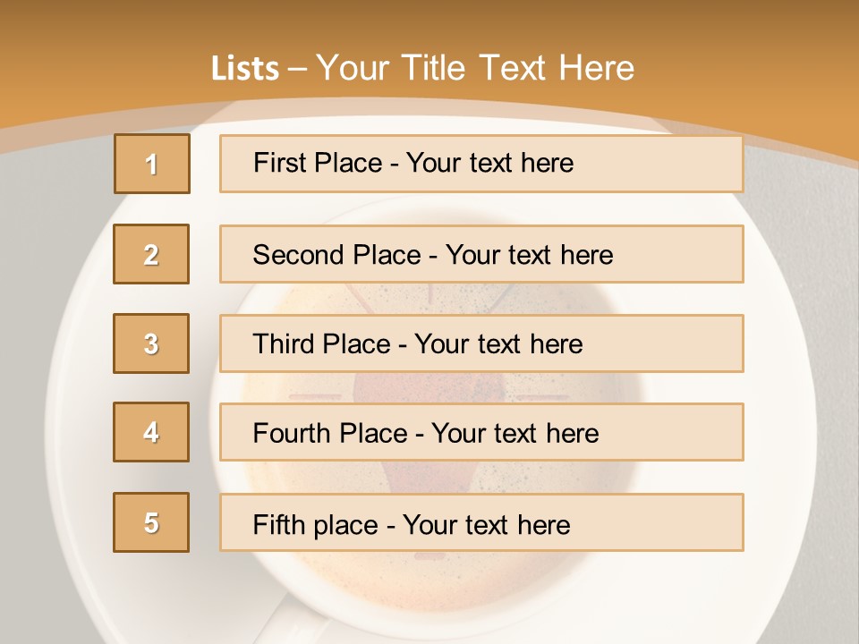Closeup Food Tip PowerPoint Template