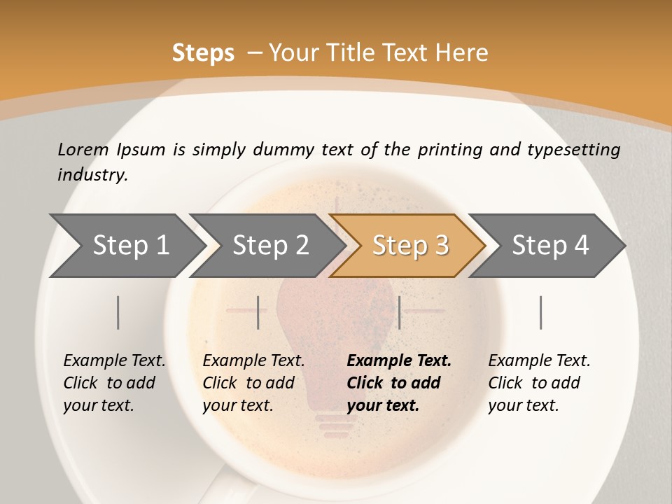 Closeup Food Tip PowerPoint Template