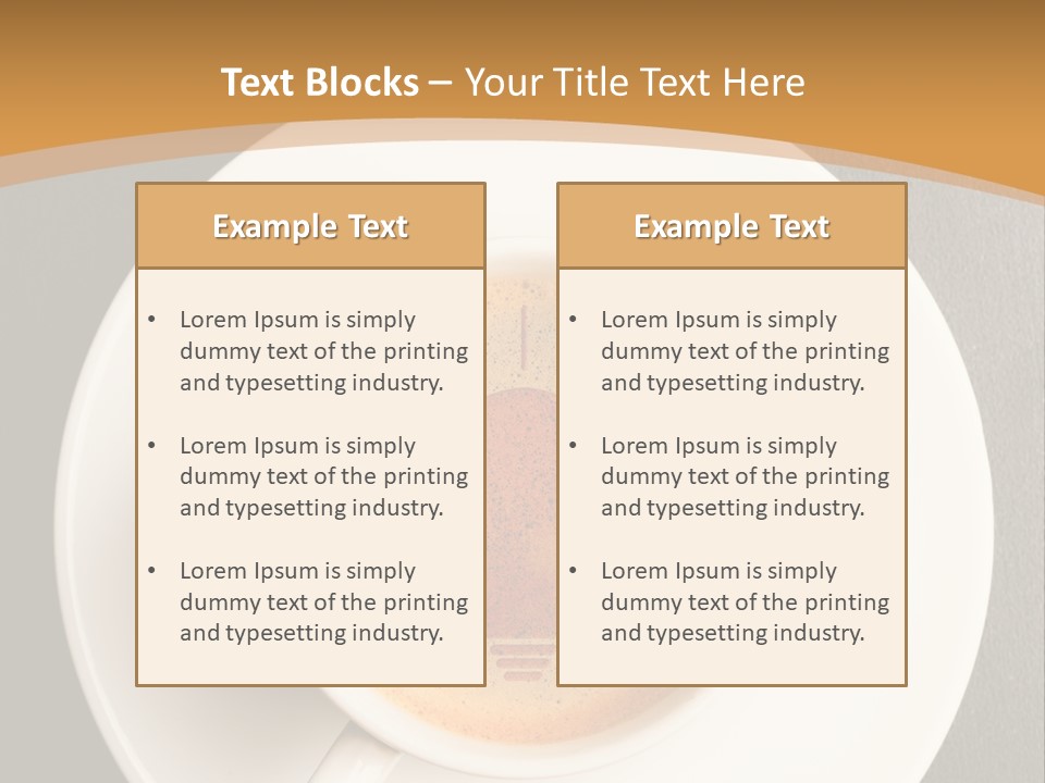 Closeup Food Tip PowerPoint Template
