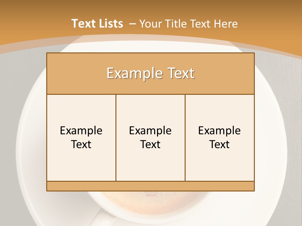 Closeup Food Tip PowerPoint Template