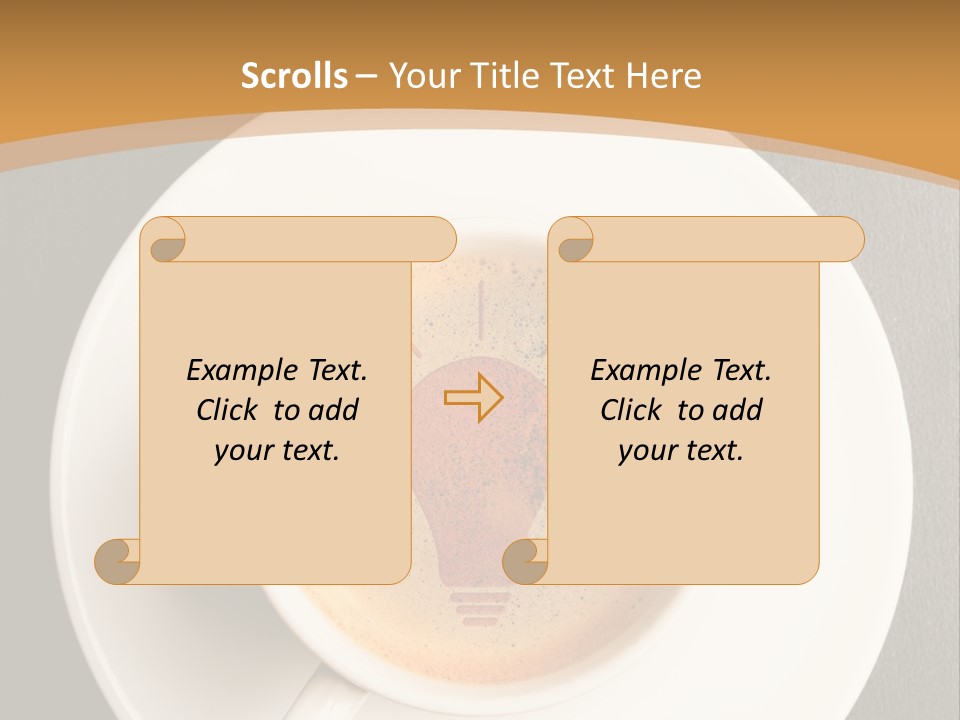 Closeup Food Tip PowerPoint Template