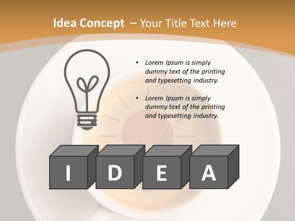 Closeup Food Tip PowerPoint Template