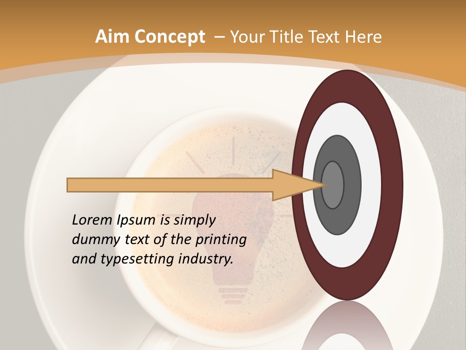 Closeup Food Tip PowerPoint Template