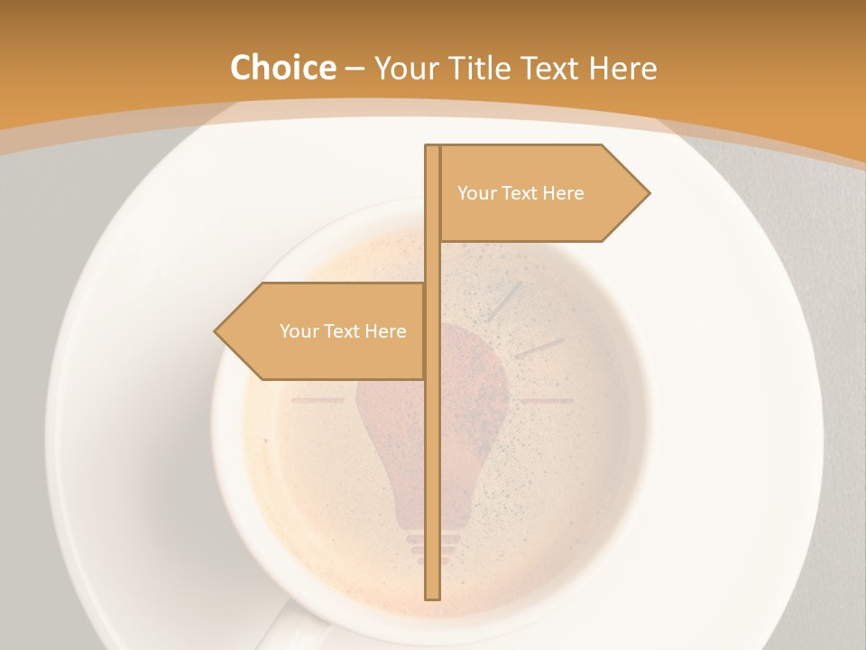 Closeup Food Tip PowerPoint Template