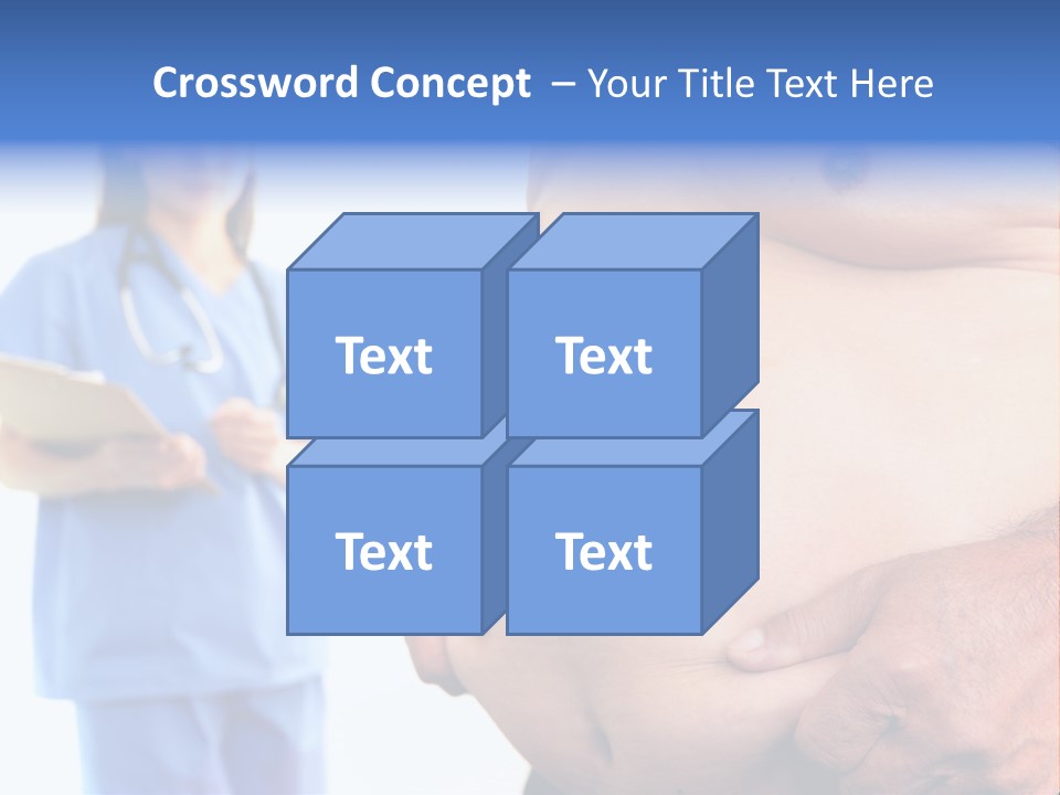 Thick Overweight Patient PowerPoint Template