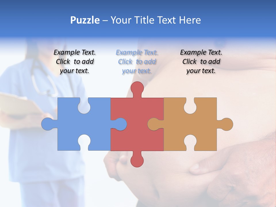 Thick Overweight Patient PowerPoint Template