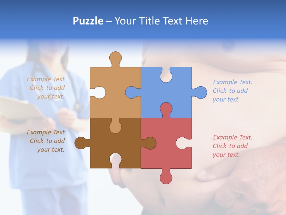 Thick Overweight Patient PowerPoint Template
