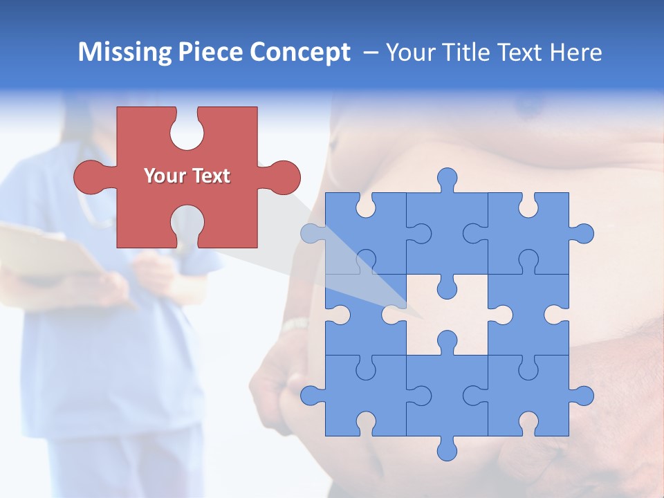 Thick Overweight Patient PowerPoint Template