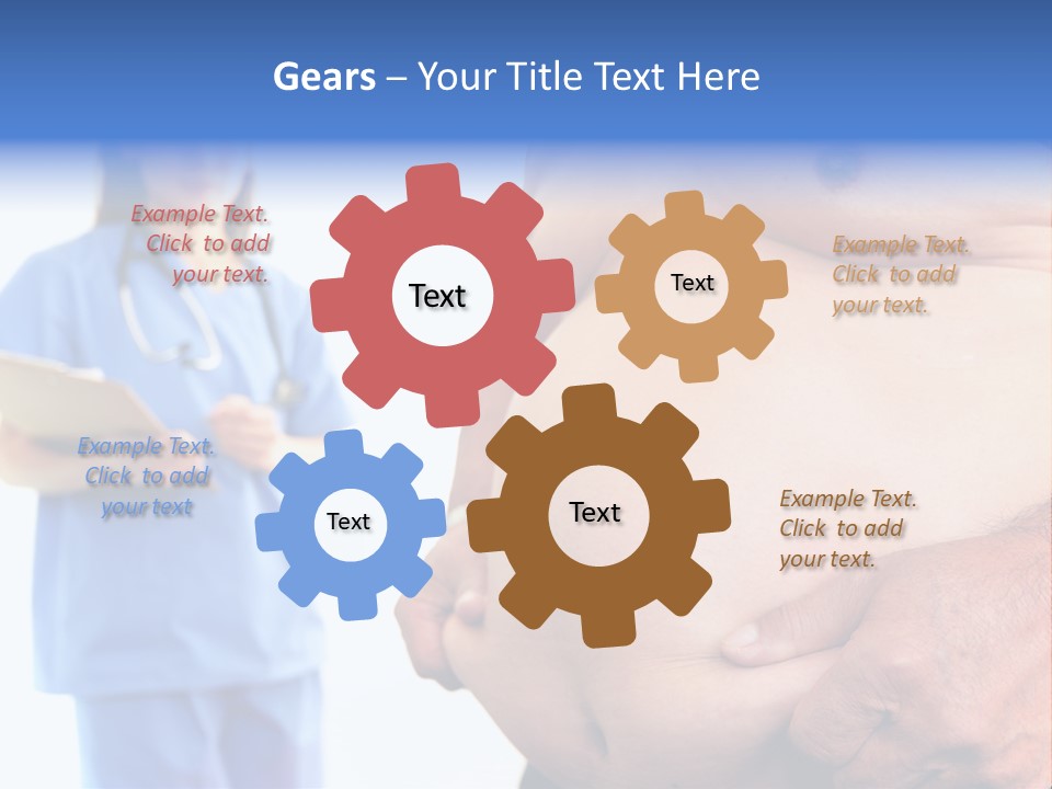 Thick Overweight Patient PowerPoint Template