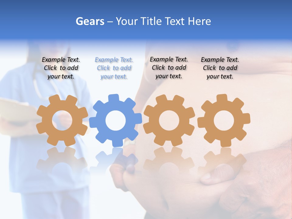 Thick Overweight Patient PowerPoint Template