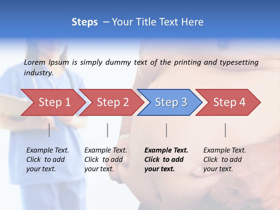 Thick Overweight Patient PowerPoint Template