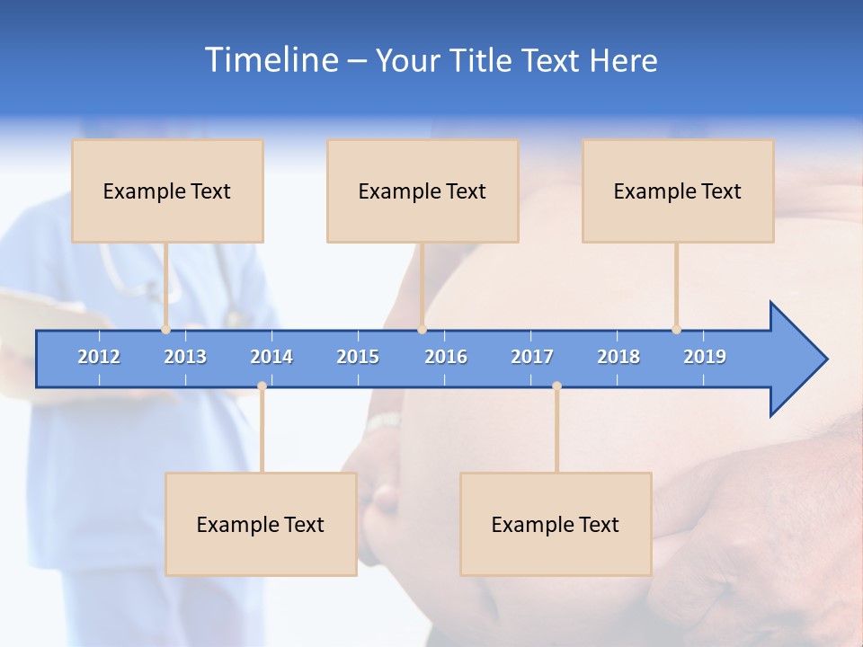 Thick Overweight Patient PowerPoint Template