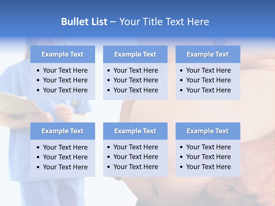 Thick Overweight Patient PowerPoint Template
