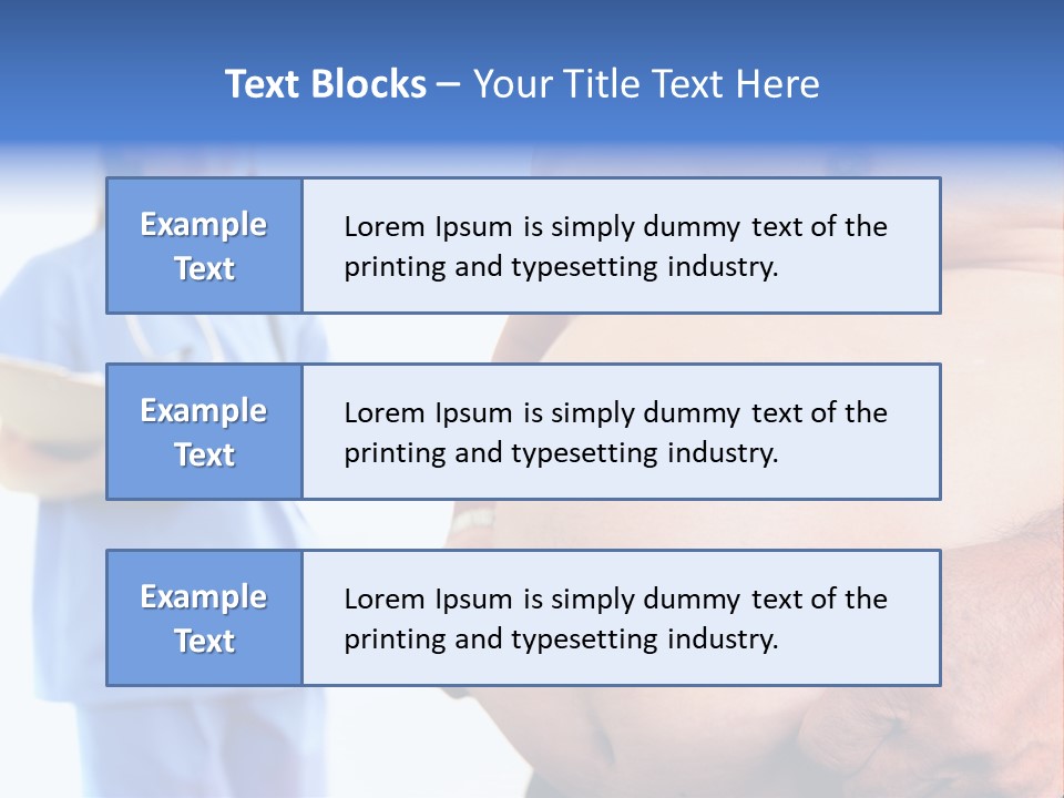 Thick Overweight Patient PowerPoint Template