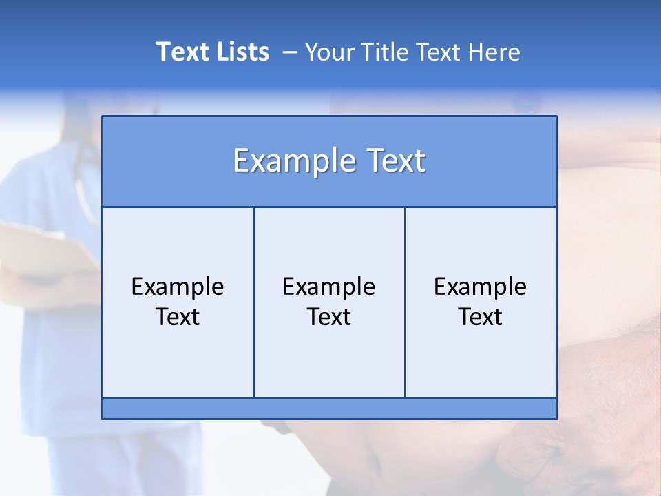 Thick Overweight Patient PowerPoint Template