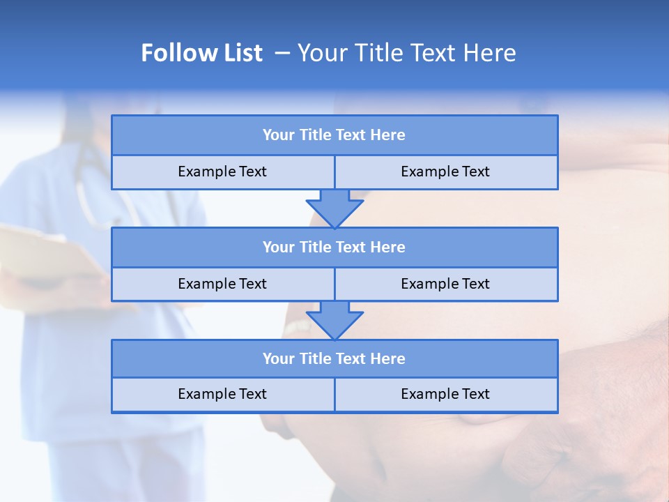 Thick Overweight Patient PowerPoint Template