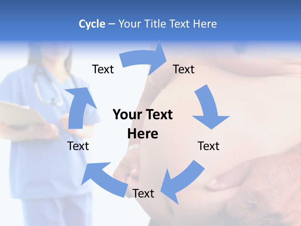 Thick Overweight Patient PowerPoint Template