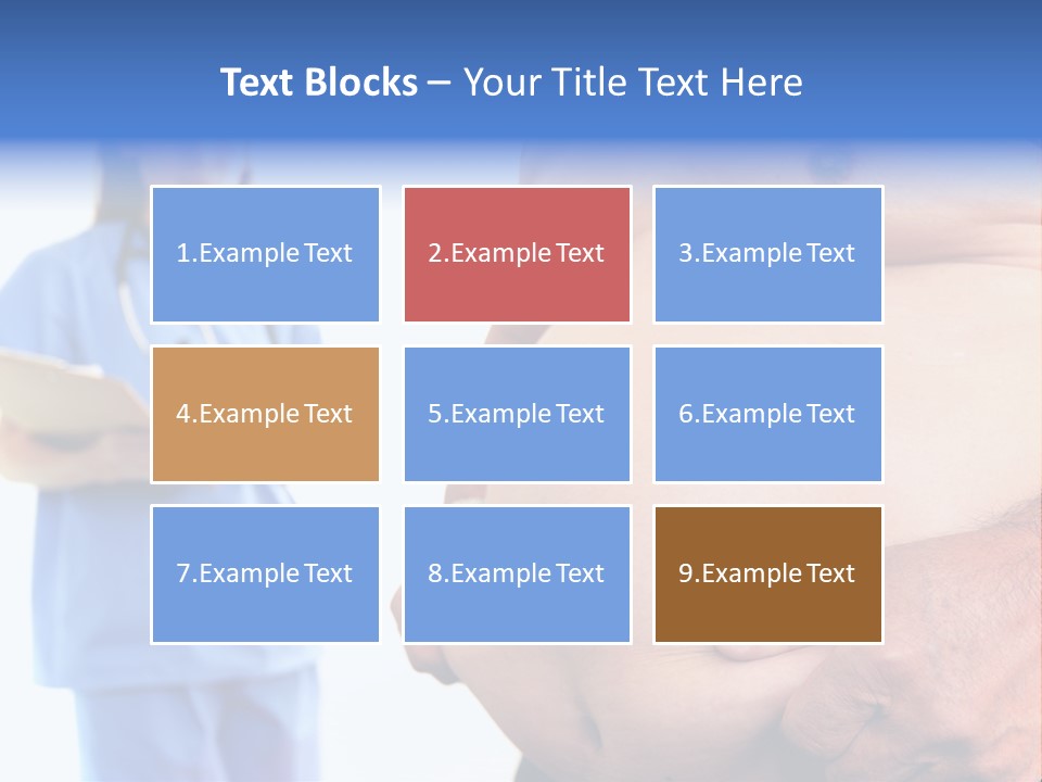 Thick Overweight Patient PowerPoint Template
