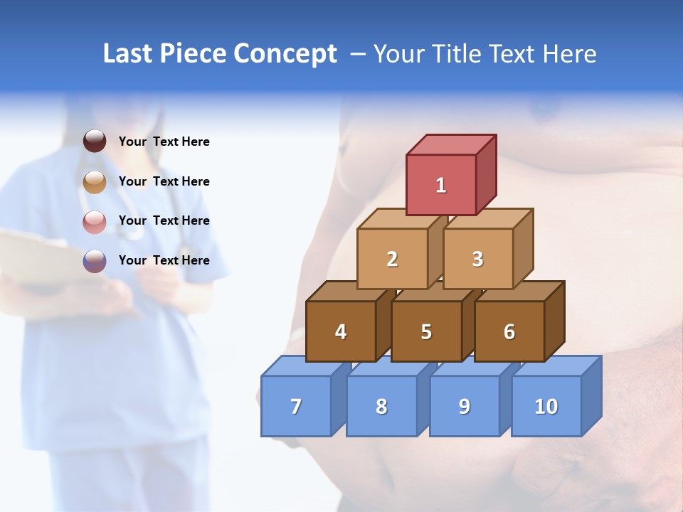Thick Overweight Patient PowerPoint Template
