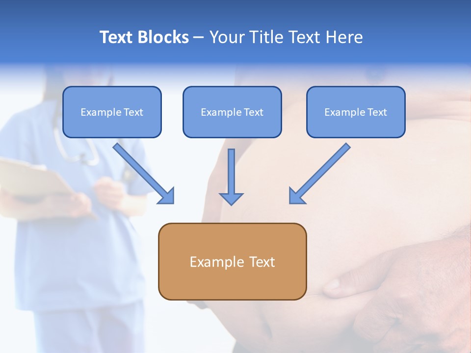 Thick Overweight Patient PowerPoint Template