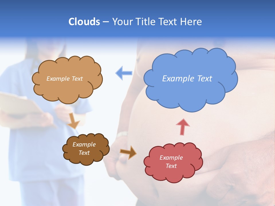 Thick Overweight Patient PowerPoint Template