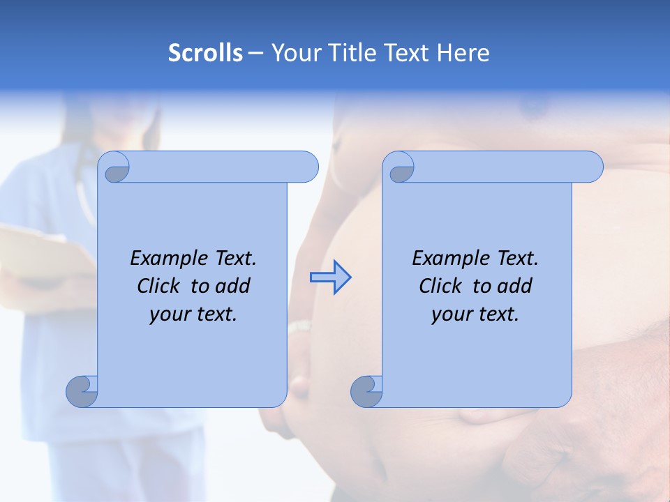 Thick Overweight Patient PowerPoint Template
